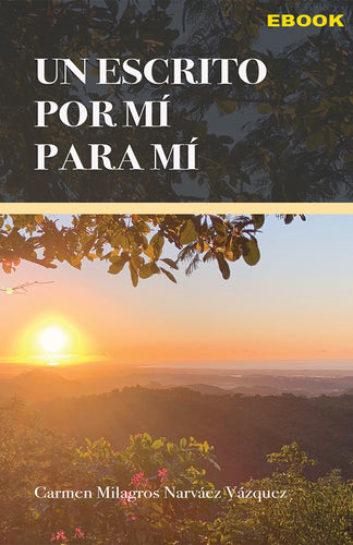 escrito por mi para mi ebook portada