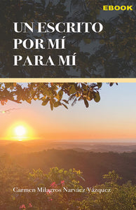 escrito por mi para mi ebook portada
